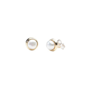 Her: Palas Emporio Lunar Pearl Stud Earrings
