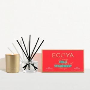 Ecoya Chilli Strawberry Mini Gift Set Holiday Collection