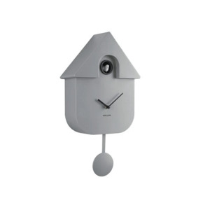 Karlsson: Karlsson Modern Cuckoo Clock - Mouse Grey