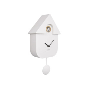 Karlsson: Karlsson Modern Cuckoo Clock - White
