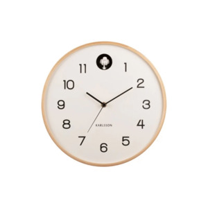 Karlsson Natural Cuckoo Clock - White