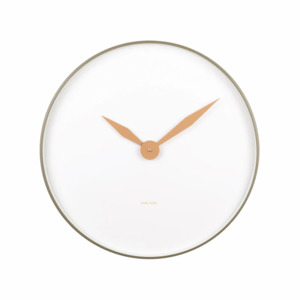 Karlsson Albatross Wall Clock - Moss Green