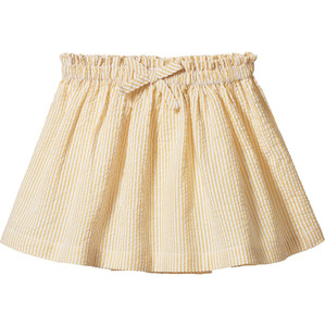Nature Baby: Nature Baby Orchard Skirt Seersucker - Golden Stripe