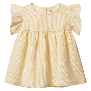 Nature Baby: Nature Baby Bonnie Dress - Golden Stripe