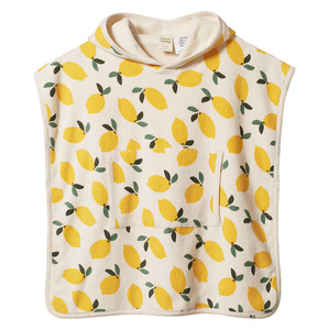 Nature Baby: Nature Baby Poncho Towel - Lemon Print