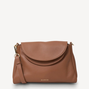 Saben: Saben Beckett Shoulder Bag - Tan Luxe