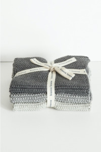 Bianca Lorenne: Bianca Lorenne Washers Lavette - Grey Set of 3