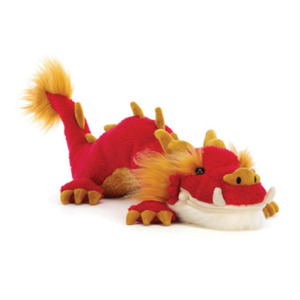 Jellycat: Jellycat Festival Dragon Red & Gold 11x18x42cm