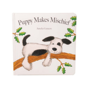 Jellycat Puppy Makes Mischief Book (Matches with Bashful Black & Cream Puppy) Mu&hellip;