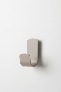 Wall: Citta Koti Wall Hook - Warm Grey 4.5x3.5x8cmh