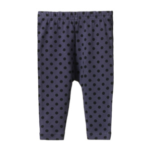Nature Baby Leggings - Violet Polka Dot Print