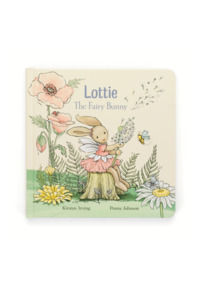 JELLYCAT LOTTIE THE FAIRY BUNNY BOOK MULTI-COLOURED 2X19X19CM
