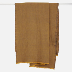 Throws: Citta Oslo Lambswool Throw Satsuma/Lupin 140x180