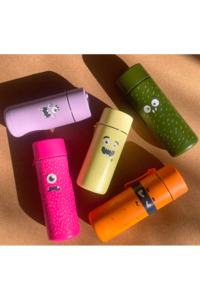 Travel Mugs: Frank Green Franksters 16oz Stainless Steel Ceramic Reusable Cup with Straw