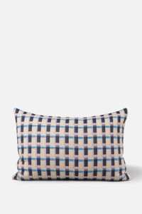 Citta  Civic Cushion Cover 60x40cm - Cornflower/Multi