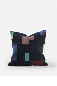 Citta Barragan Cushion Cover - Black/Multi 55x55cm