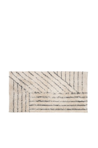 BROSTE Rug Elvira Beige/Black 70*140