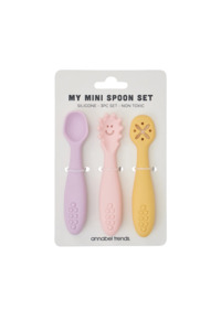 Maytime: SILICONE Cutlery Set (3 pcs) Sunset