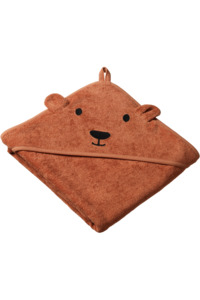 Nature Baby Bear Hooded Towel - Hazelnut One Size