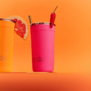 Frank Green Assorted 16oz Stainless Steel Party Cups 4 Pack