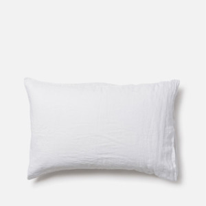 Citta  Linen Pillowcase PR - White 76x50cm