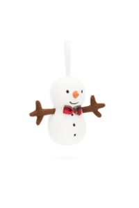Jellycat: Jellycat Festive Folly Snowman White 5x6x9cm