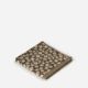 Citta Forget Me Not Cotton Face Cloth - Ivy/Oat 35x35cm
