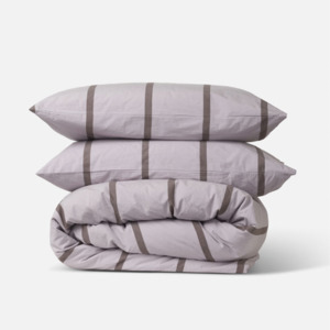 Citta Duo Duvet Cover - Pansy/Rye King 245x210cm