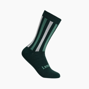 Lamington Merino Wool Crew Socks | MAN | Flax