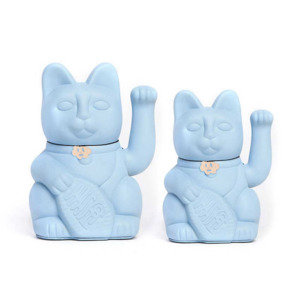 Diminuto Cielo Luckycat Light Blue Decorative Tabletop Object
