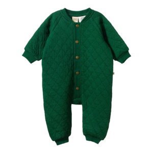 Nature Baby Long Sleeve Juno Romper Quilted - Eden