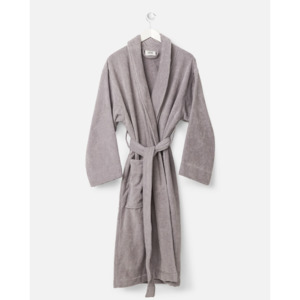 Citta Velour Cotton Robe - Pansy