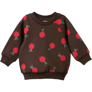 Nature Baby Emerson Sweater - Grande Radish Print