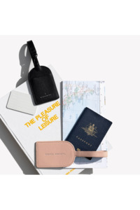 Status Anxiety Found You Leather Luggage Tag