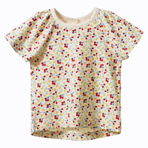 Child Baby: Nature Baby Faye Tee - Kitchen Garden Print