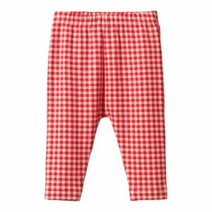 Child Baby: Nature Baby Leggings - Red Gingham