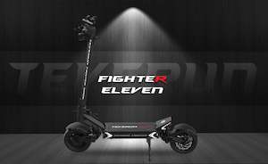 All Scooters: Teverun fighter 11" x 4" IPX5 Dual Motor 60V 5000W