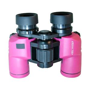 Marine Binoculars: Oz-Mate Skipper Porro 7x30 Pink Binoculars