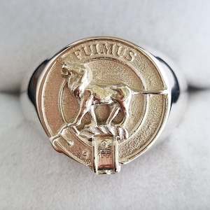 Bruce Clan Crest Signet Ring
