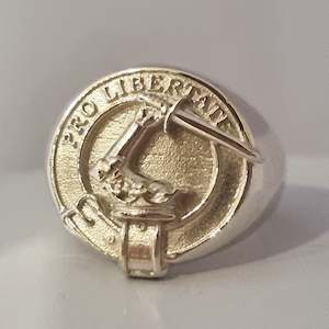 Rings: Wallace Clan Crest Signet Ring