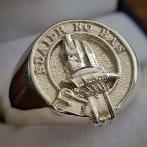 MacNeil Clan Crest Signet Ring
