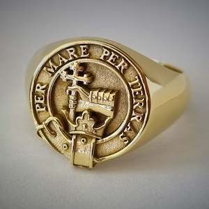Products: MacDonald Clan Crest Signet Ring