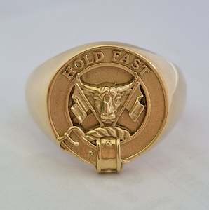 MacLeod Clan Crest Signet Ring
