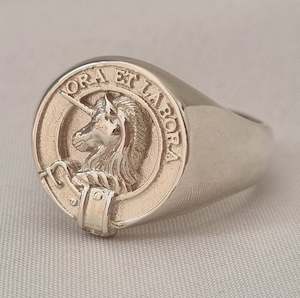 Ramsay Clan Crest Signet Ring