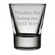"Best Man" Dram Glasses