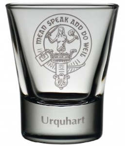 Glasses Mugs Other Homewares: Dram Glasses, Clan Crested