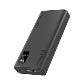 Batteries Leads: PROMATE 20000mAh Power Bank with Smart LED Display & Super Slim