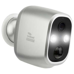 Smart Control Home Automation: Brilliant Smart Flare Outdoor 1080P Wifi Camera - Silver