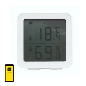 Smart Control Home Automation: Brilliant Smart Temperature & Humidity Sensor - White