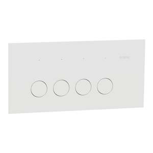 Switches: Clipsal Solis Switch Horiz 4G 10AX Matte White